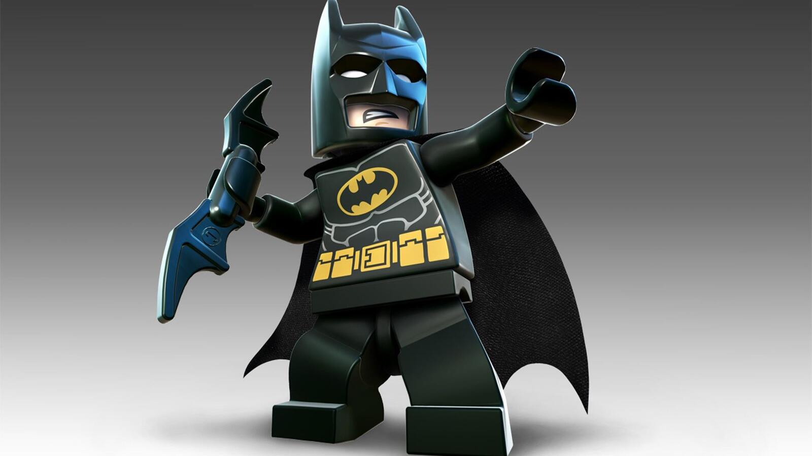 免费照片一张乐高蝙蝠侠的照片。