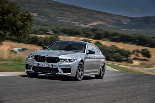 Bmw m5 competition in motion