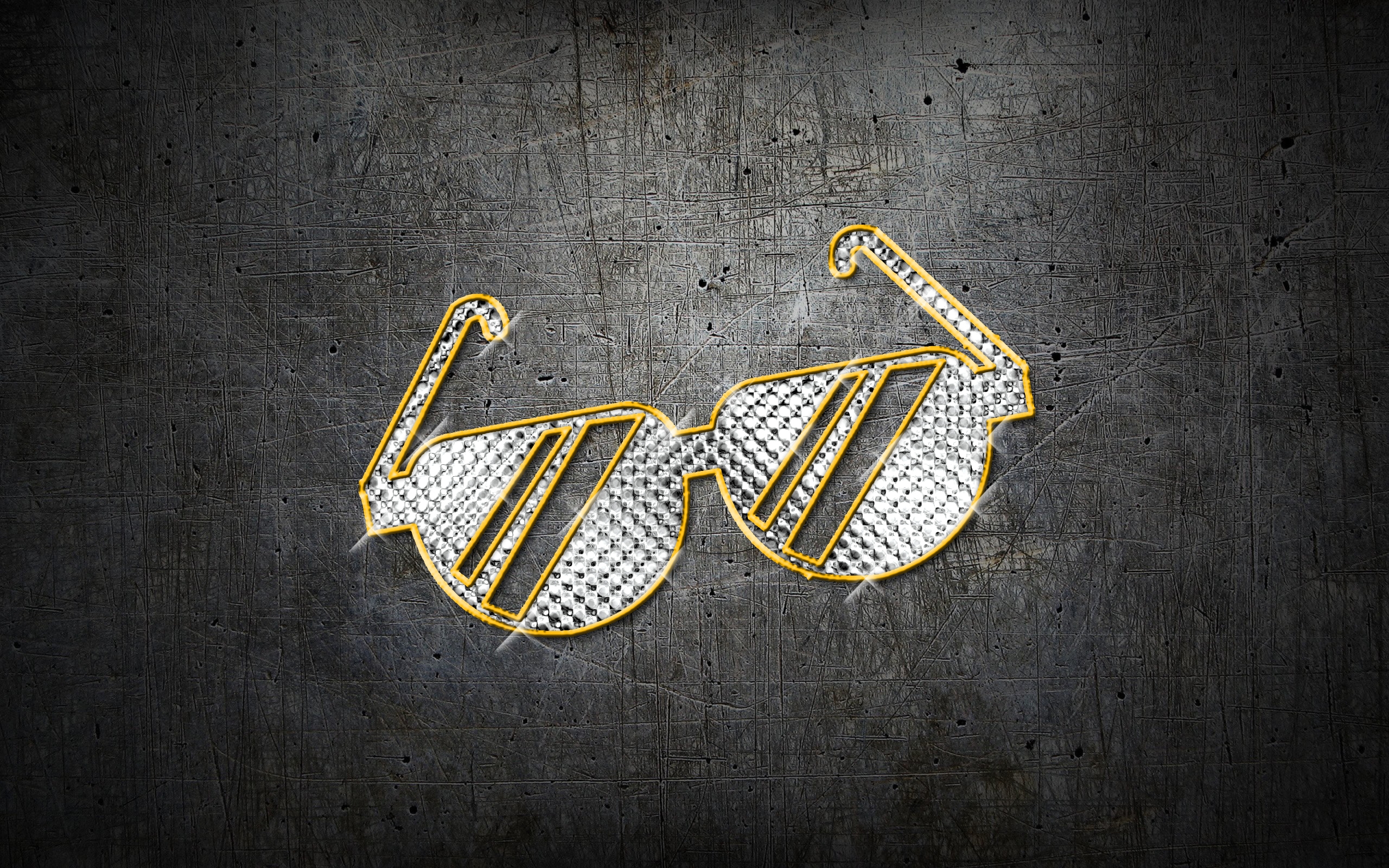 Фото бесплатно обои очки, узор, золото