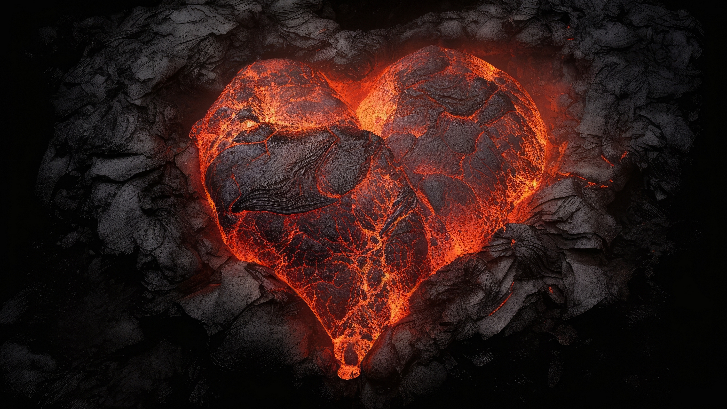 The heart of the volcano