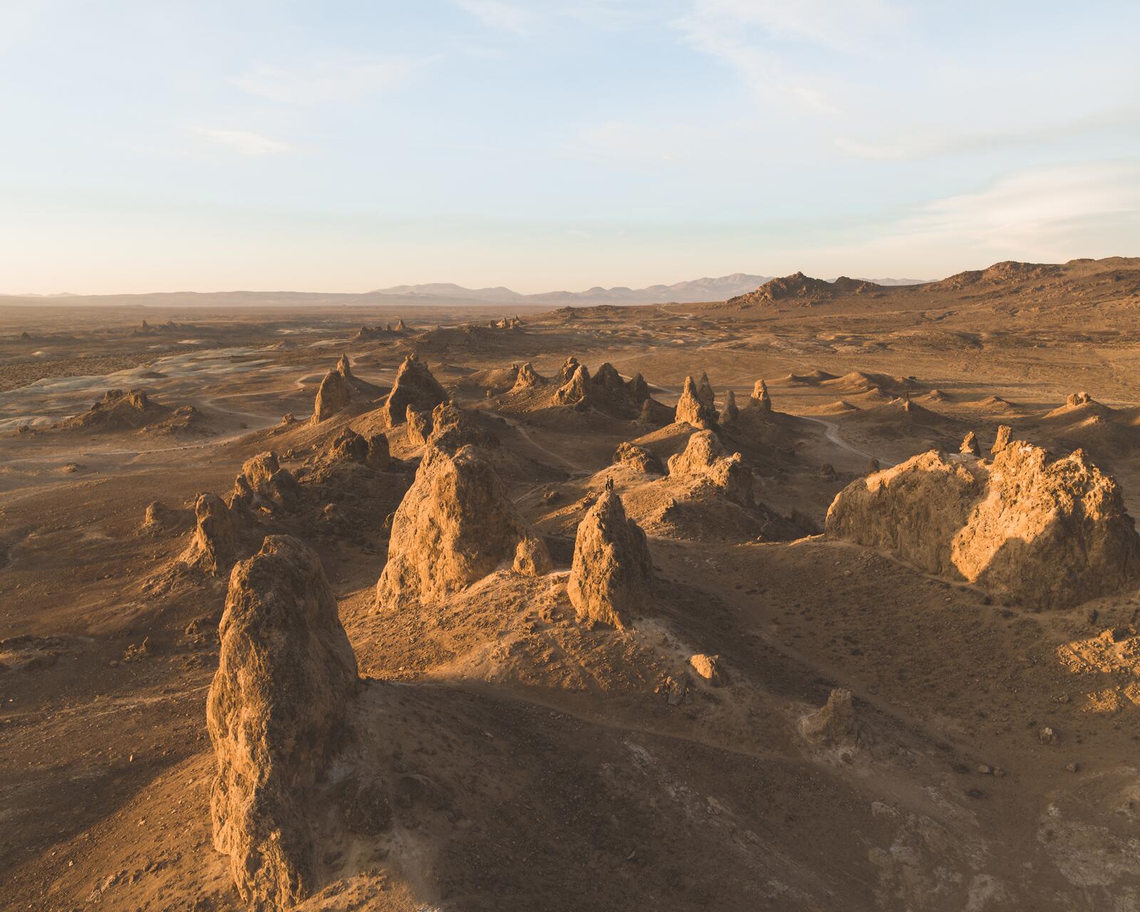 Песочная пустыня в Калифорнии