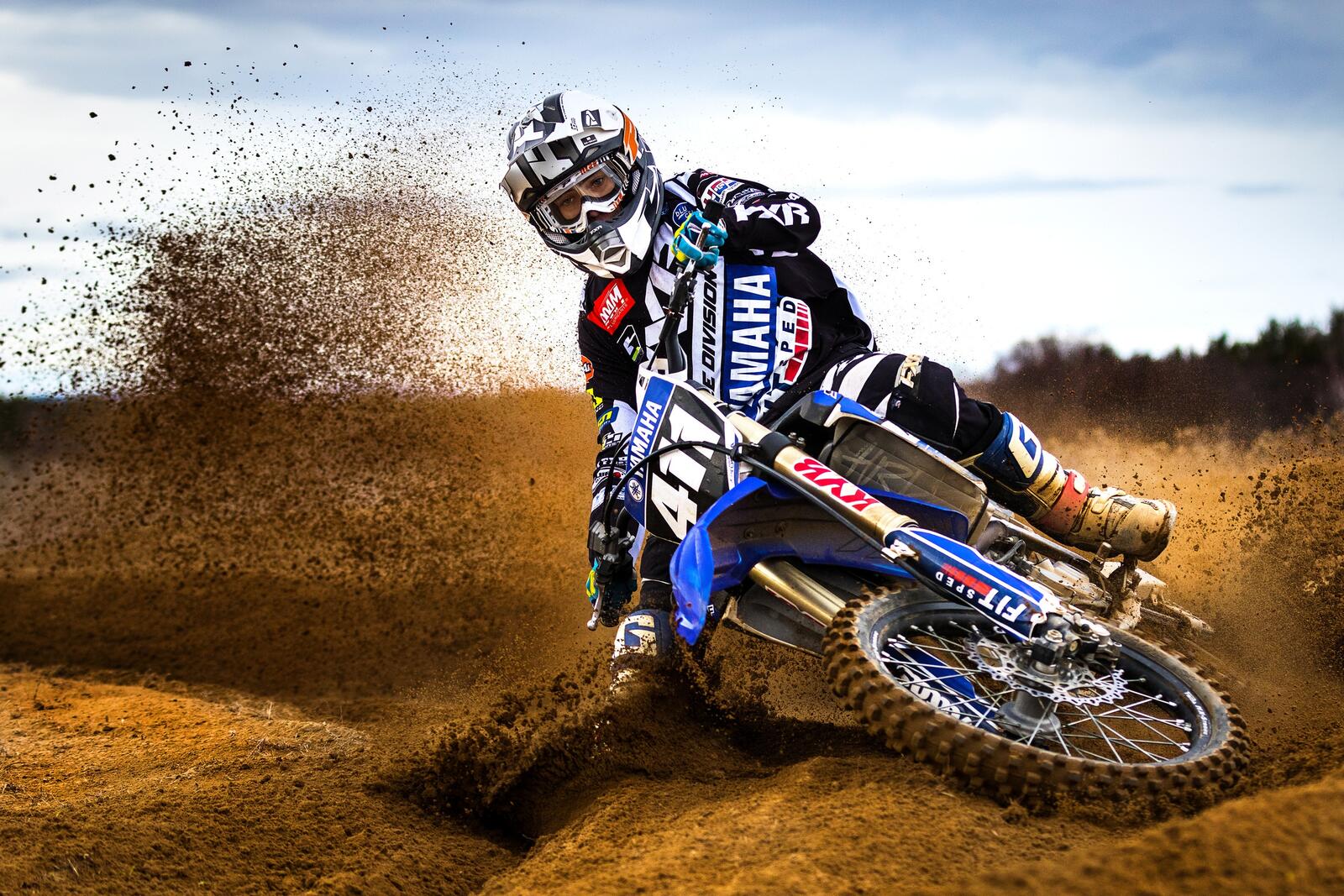 Free photo Off-road motorcycle races