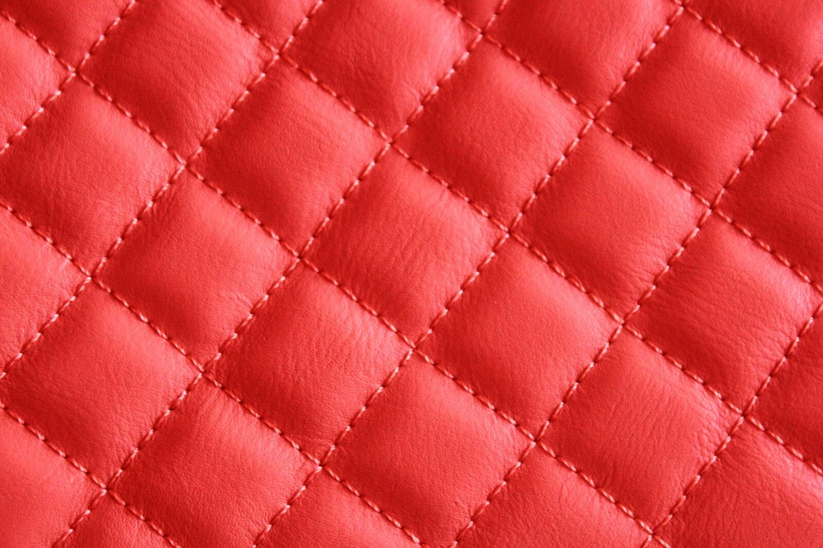 Free photo Red leather texture