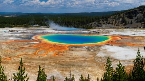 Yellowstone National Park in the USA