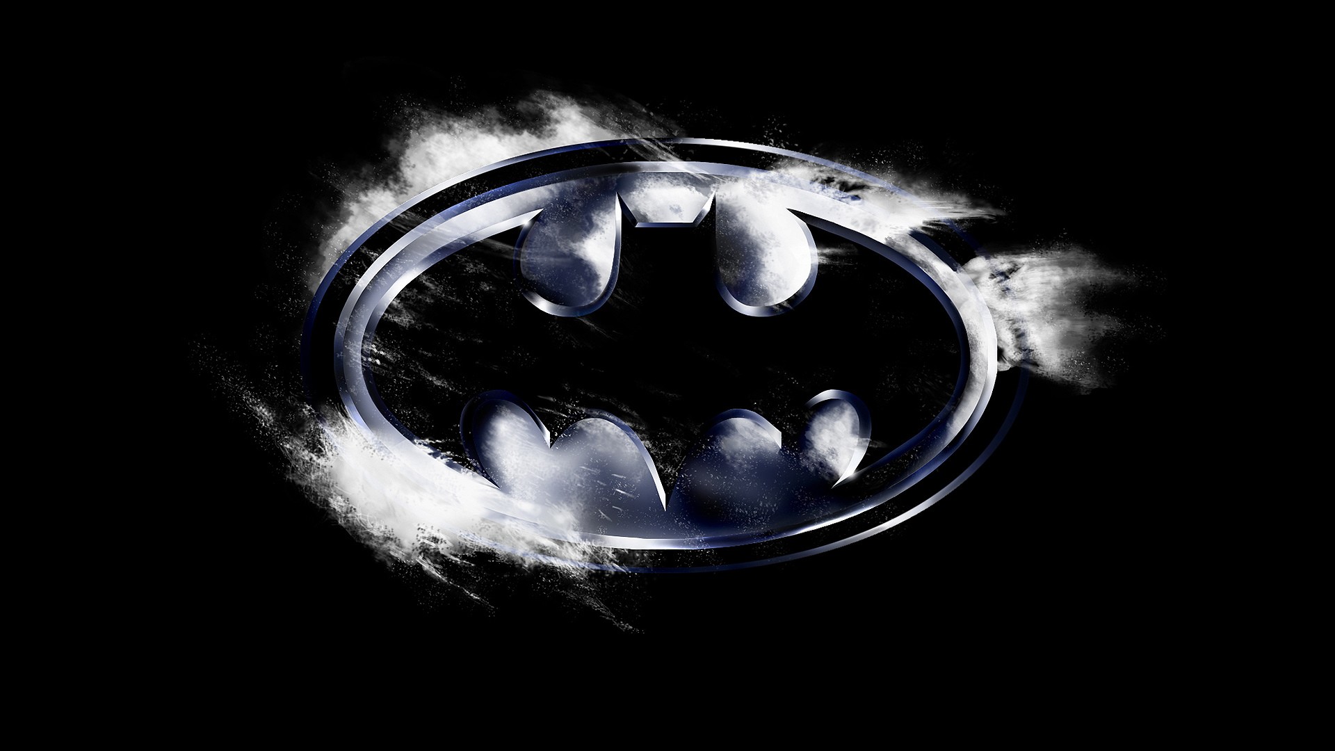 Batman`s logo.