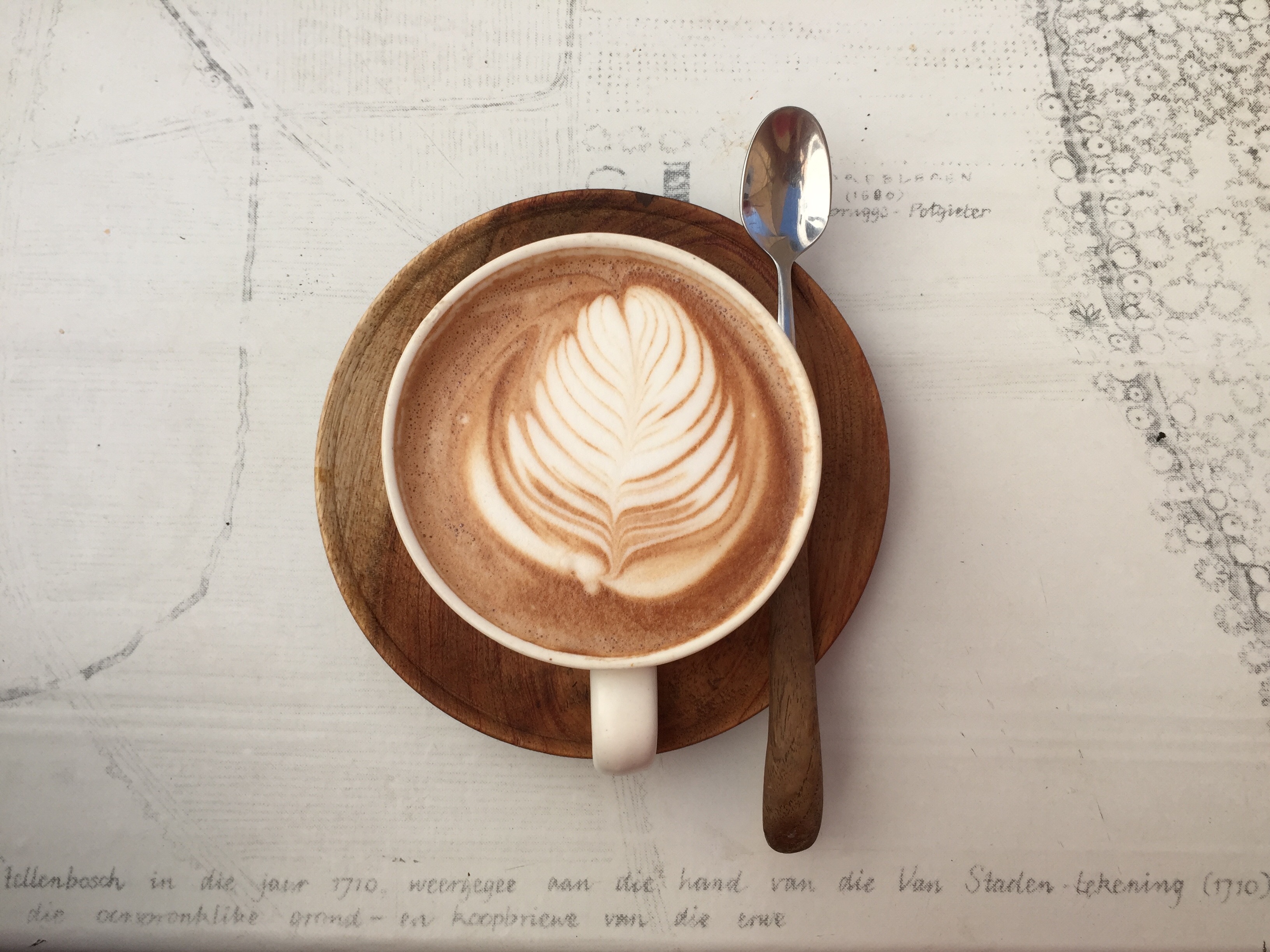 Wallpapers architectural cappuccino coffee on the desktop