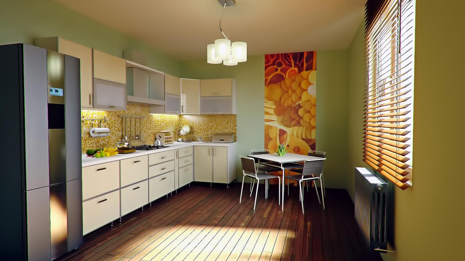 Free photo Modern kitchen interior