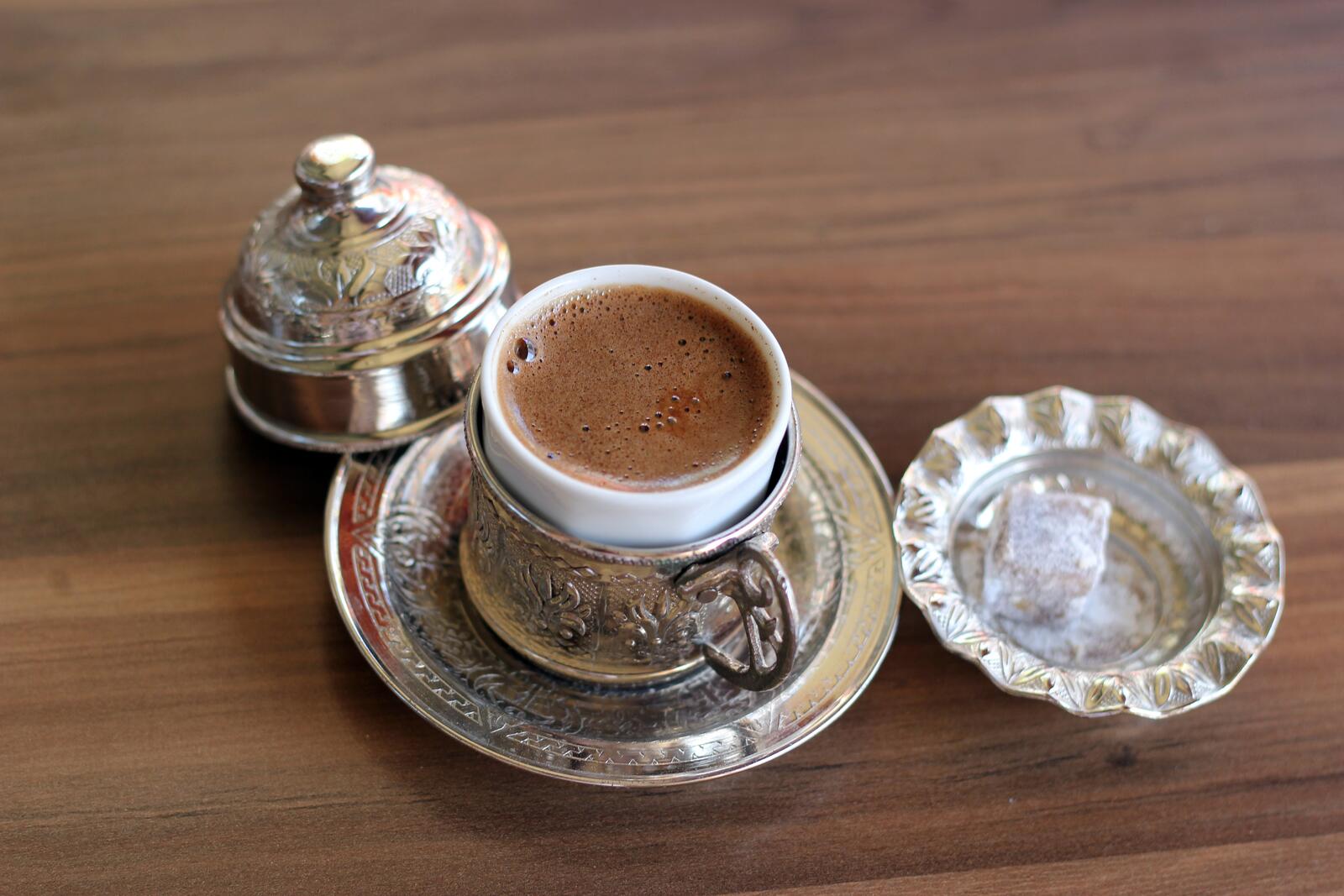 免费照片美味的土耳其咖啡