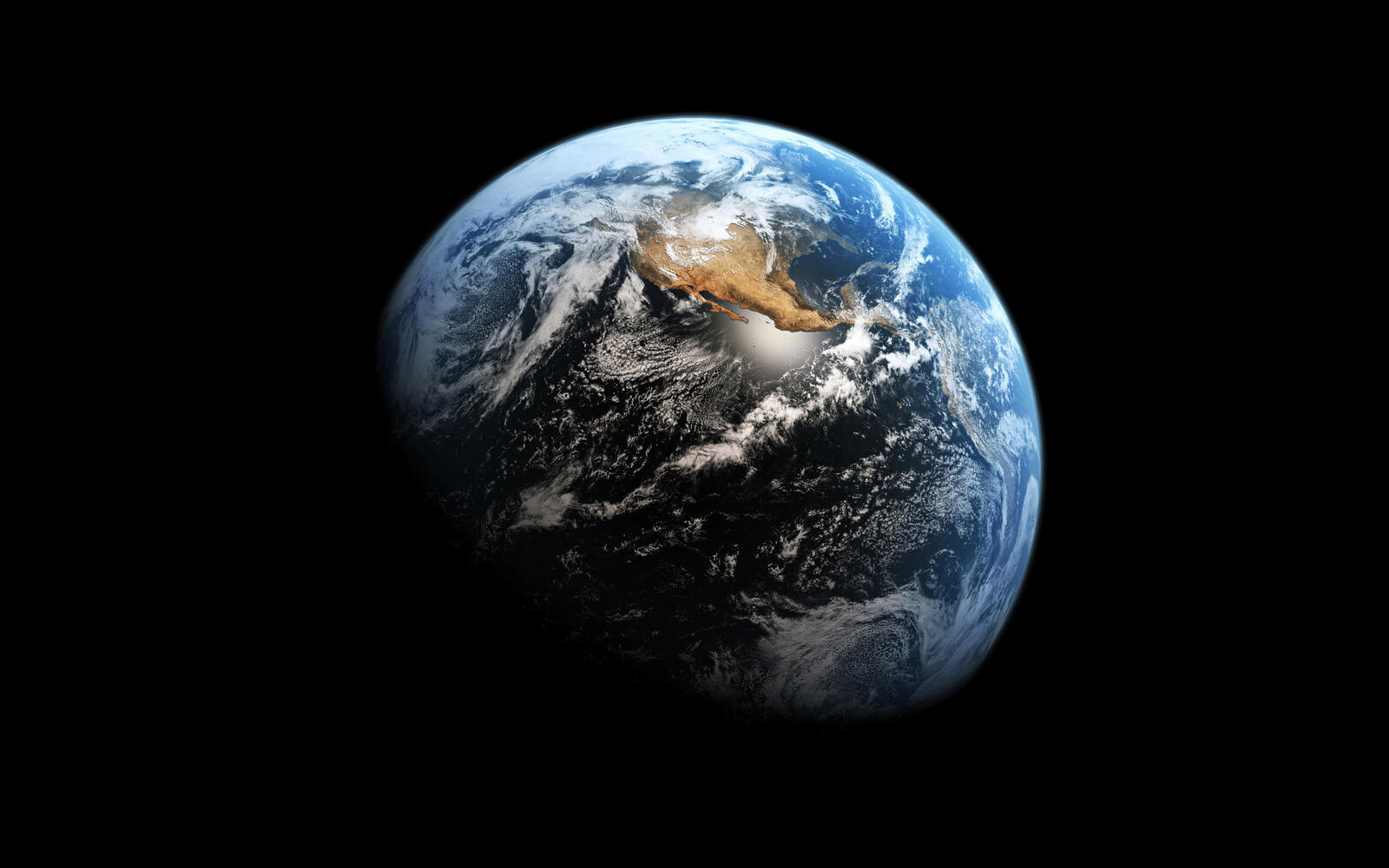 Бесплатное фото Планета земля в тени