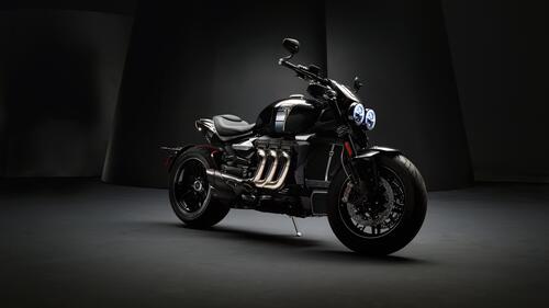 Triumph Rocket 3 - TFC in the black room stands in the light