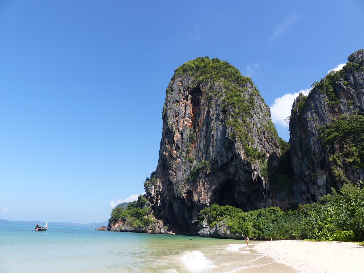 Mountains in Thailand by the ocean