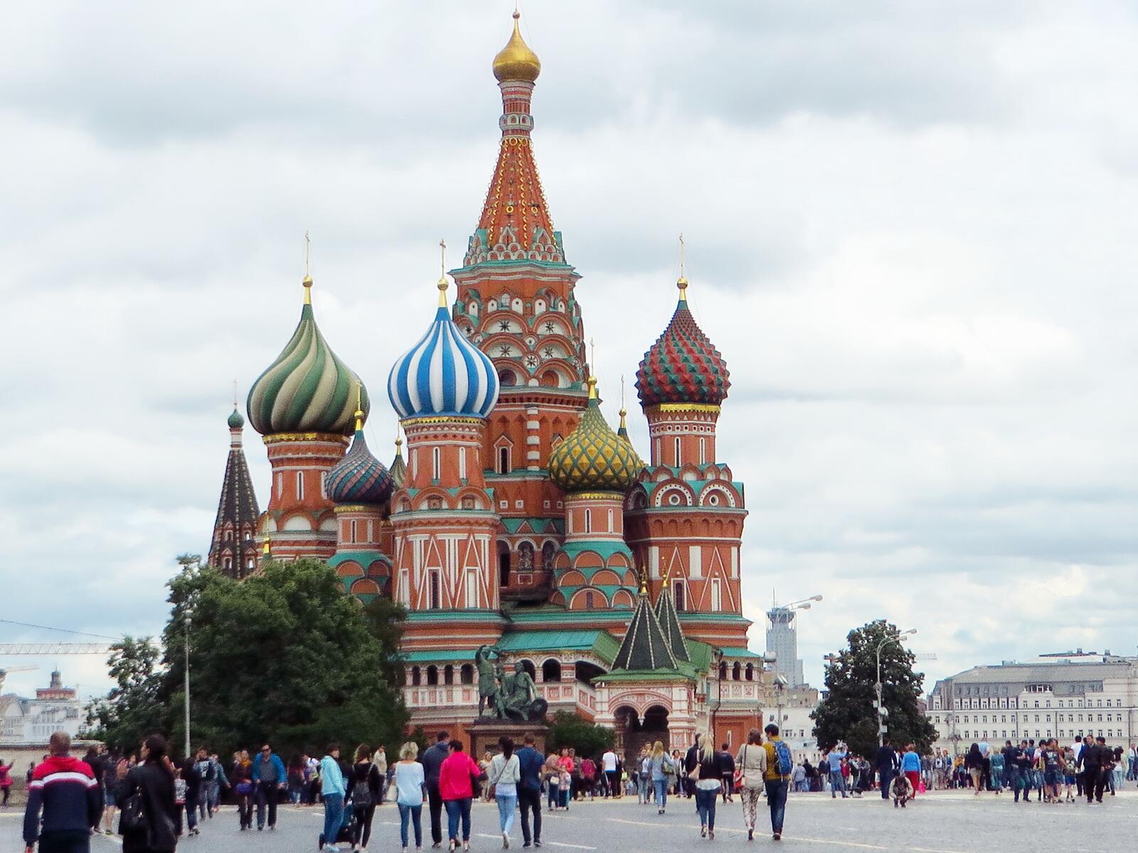 免费照片莫斯科红场上的大教堂