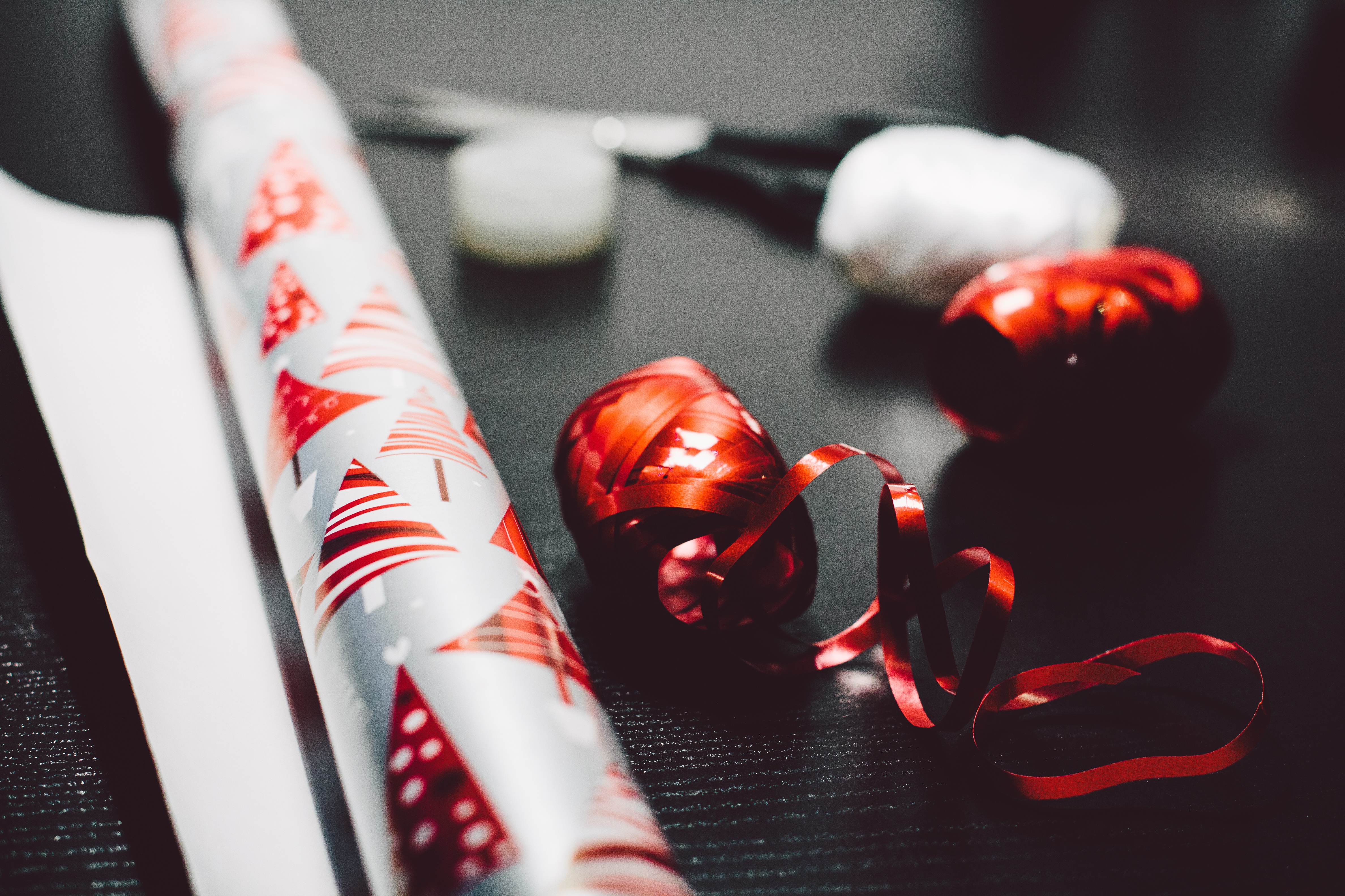 Free photo Christmas wrapping paper
