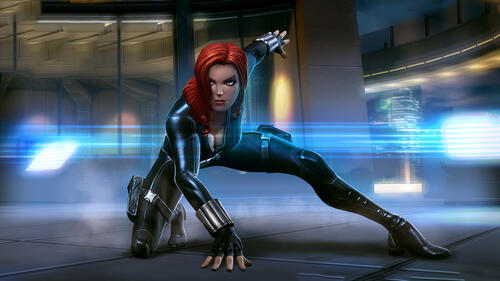 The girl from the marvel contest of champions