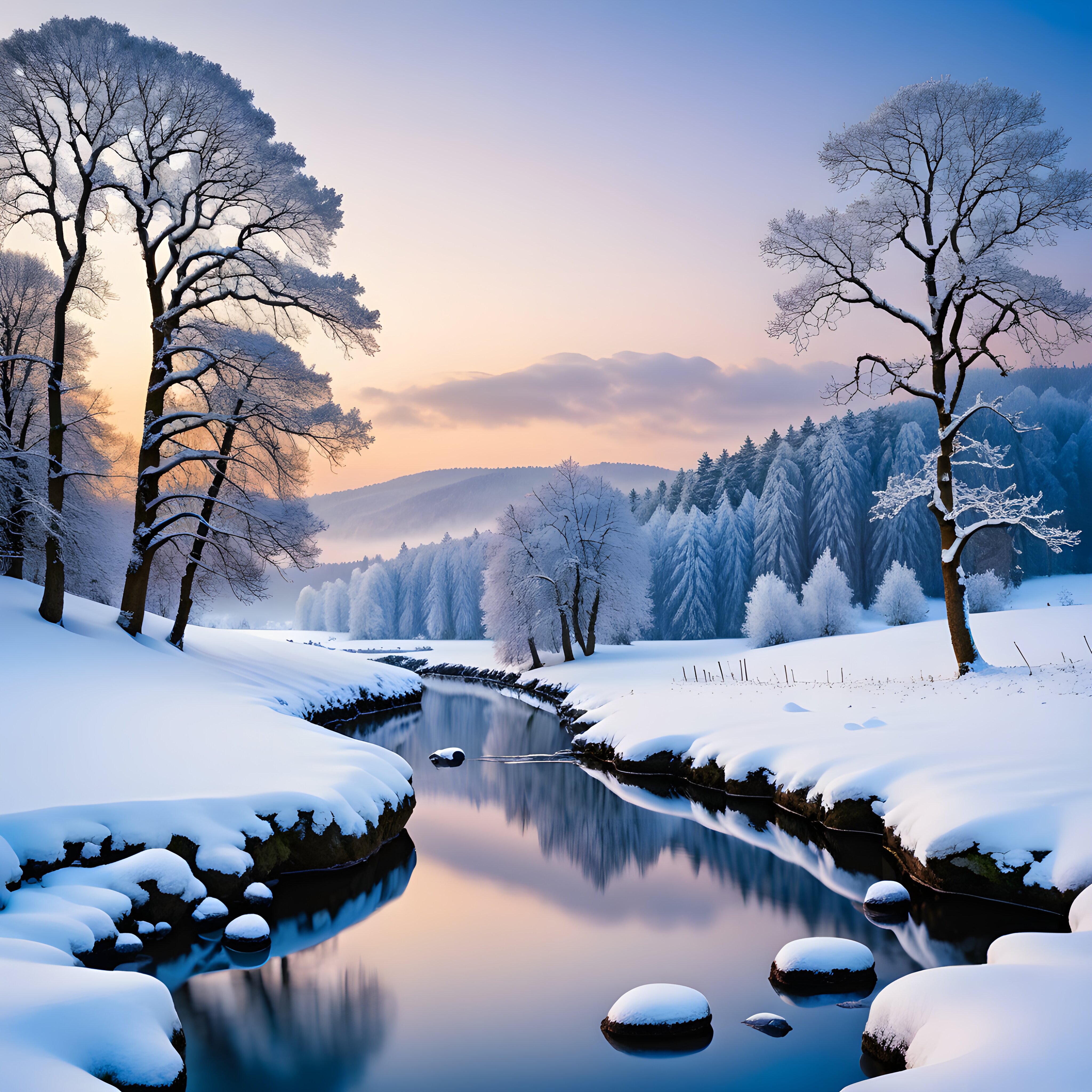 Free photo Winter landscape