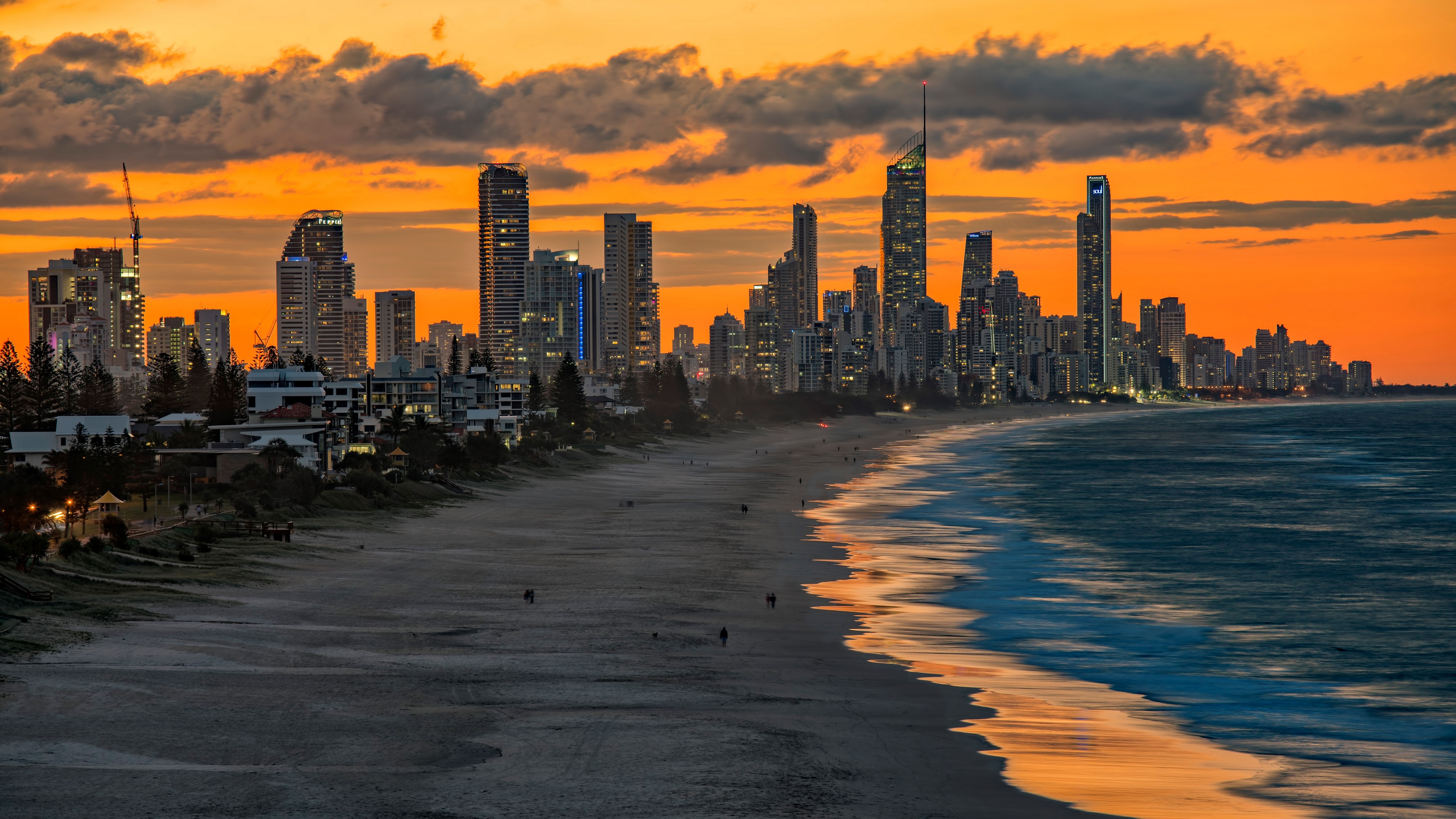 Evening shore in Australia