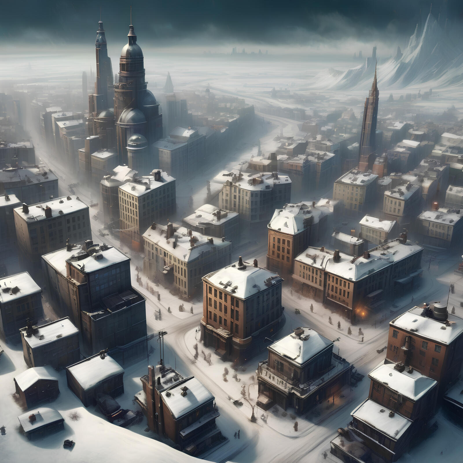 免费照片冬季城市图片效果图