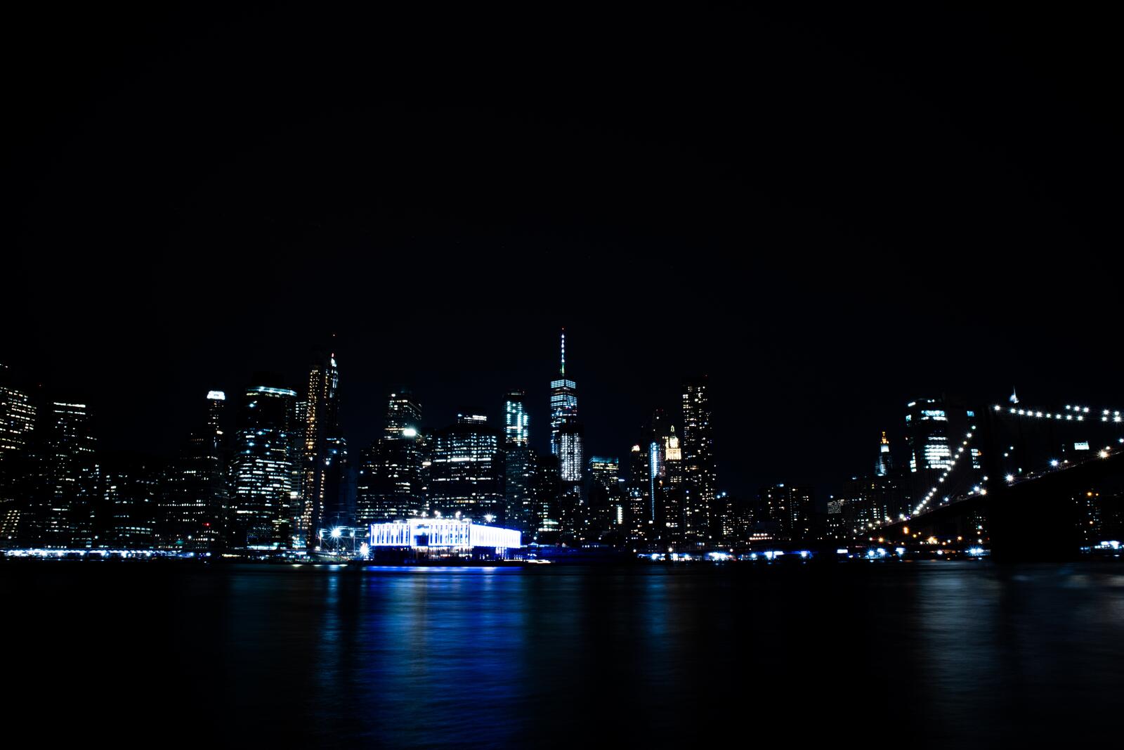 Бесплатное фото Город ночью