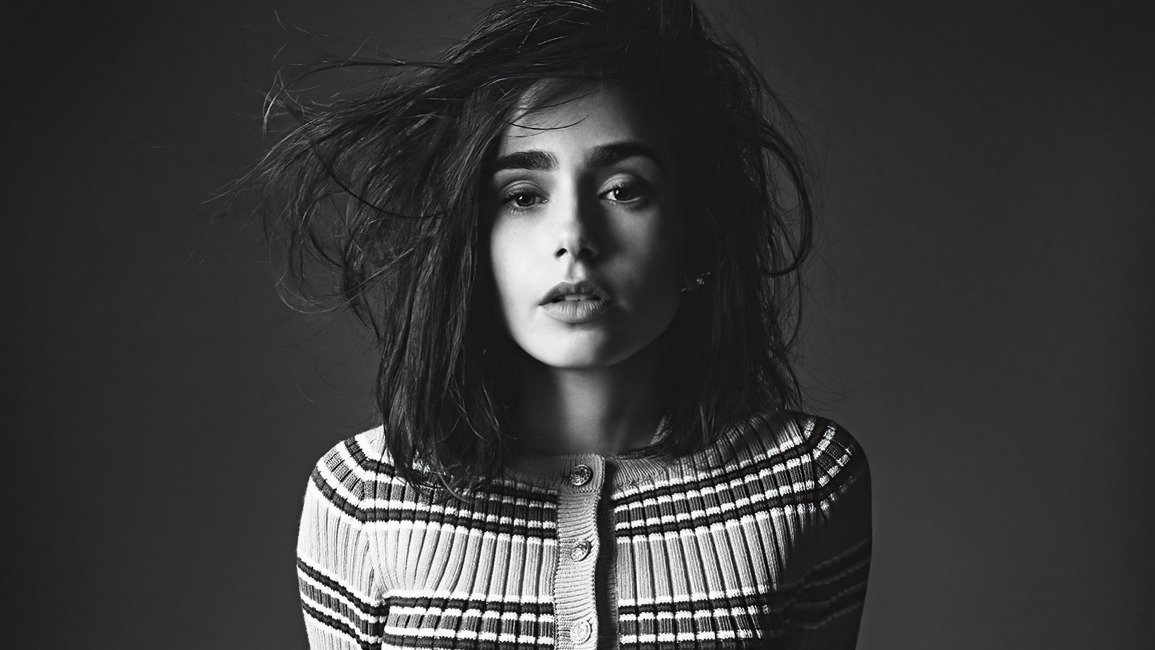 Wallpapers Lily Collins girls celebrities on the desktop