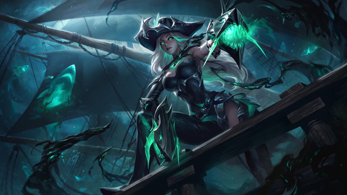 The green-eyed girl from the League Of Legends game