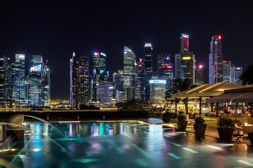 Ночь в Сингапуре