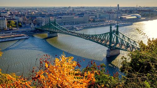 Budapest on a sunny fall day