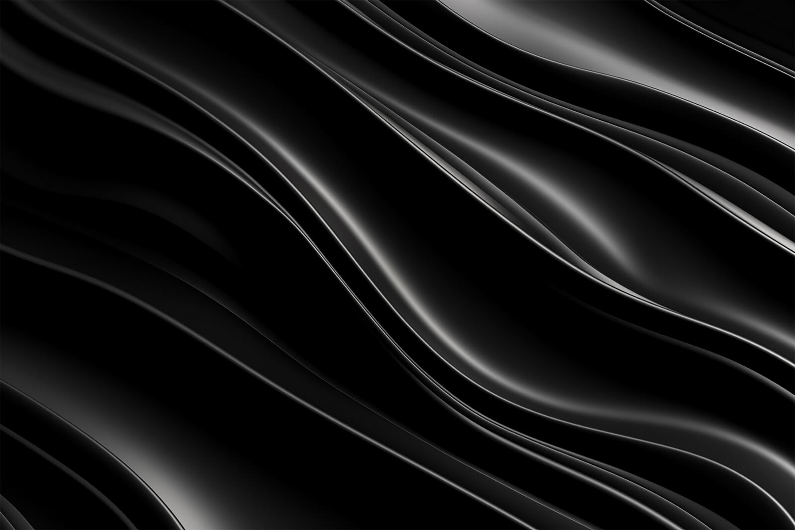 Бесплатное фото Черная волнистая поверхность