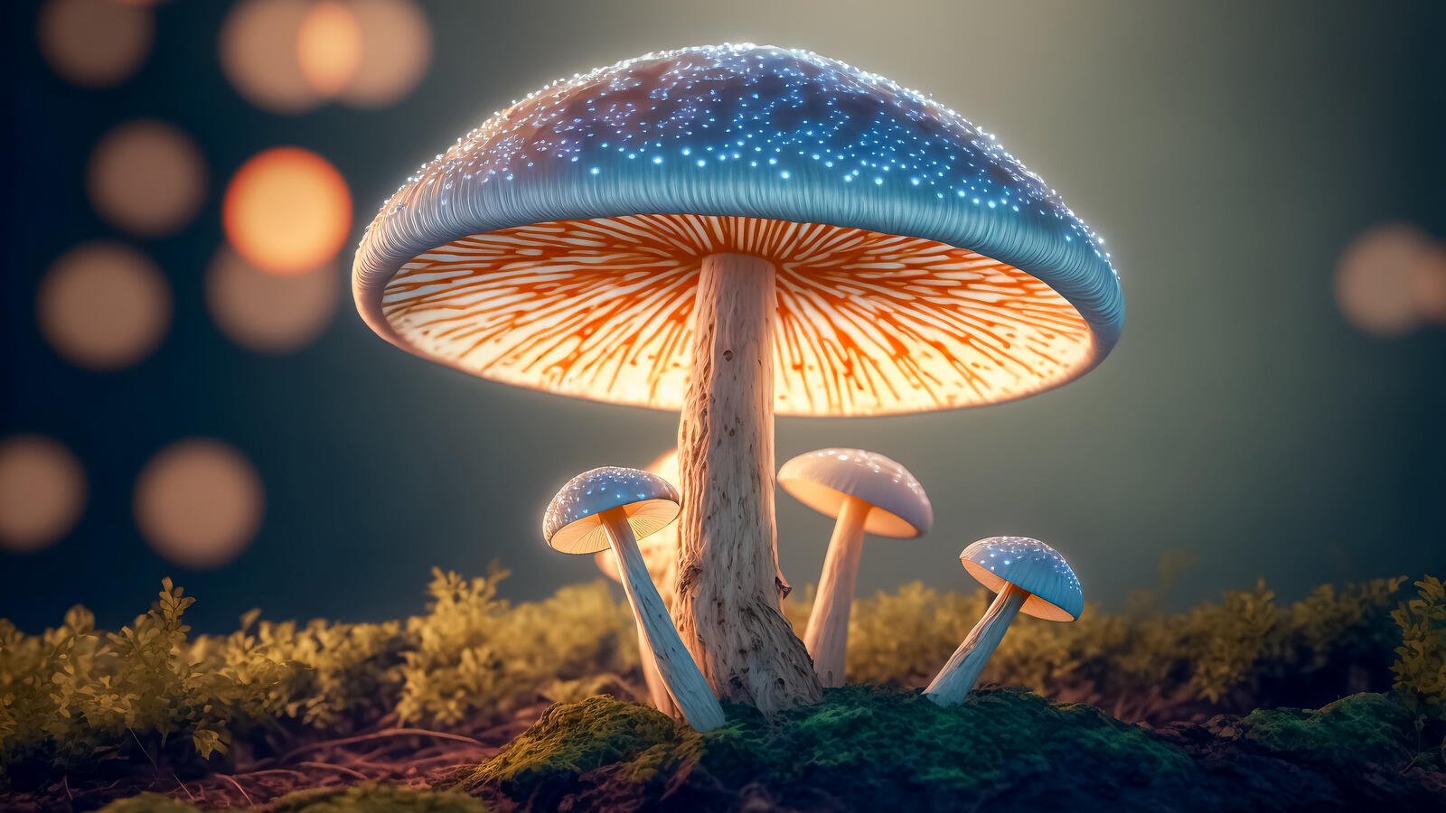 免费照片涂色的非食用蘑菇