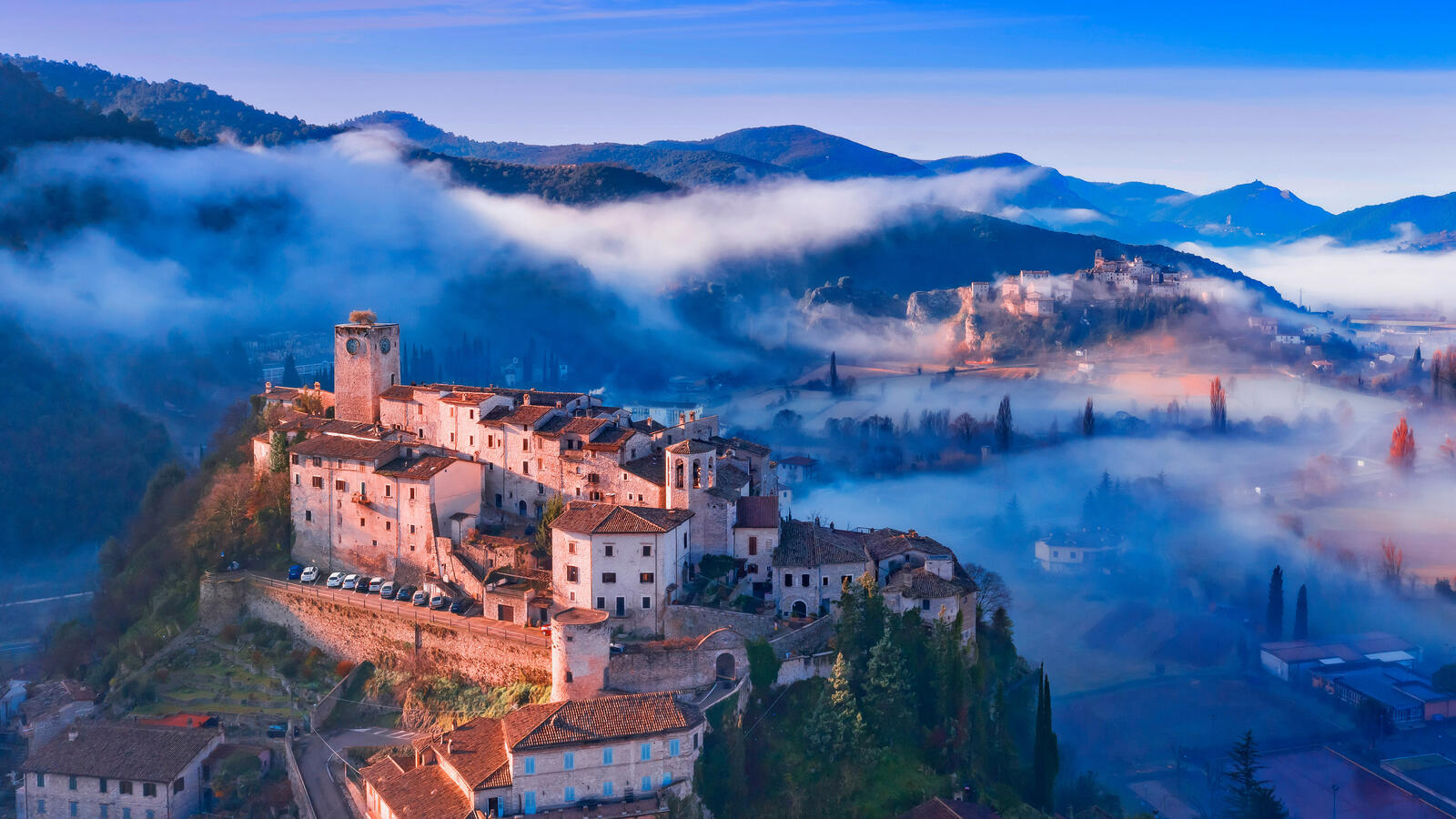 Бесплатное фото Очаровательные деревушки Италии