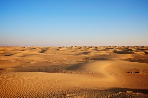 The vastness of the desert