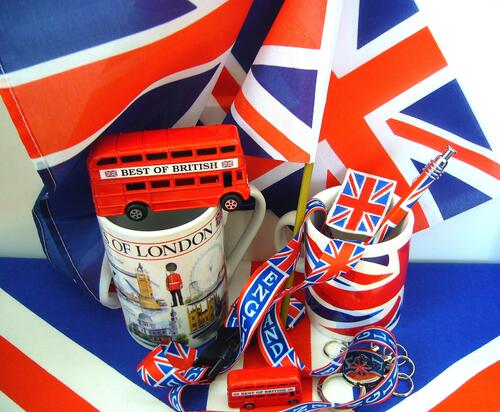 British souvenirs for tourists