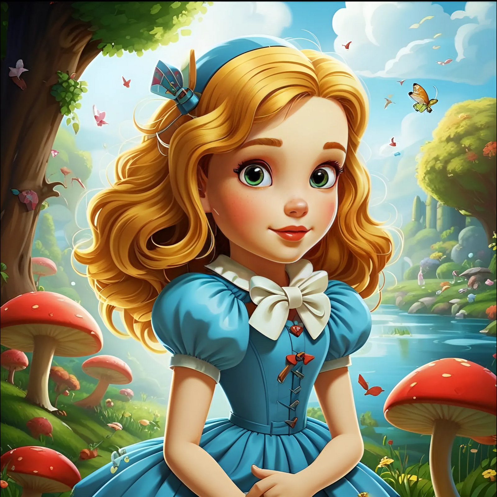 Free photo Alice in Wonderland.