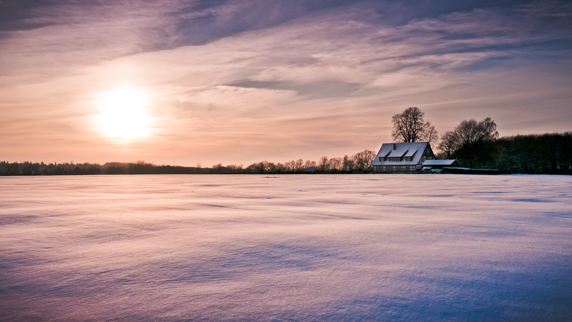 Фото бесплатно домик, крышка, снег