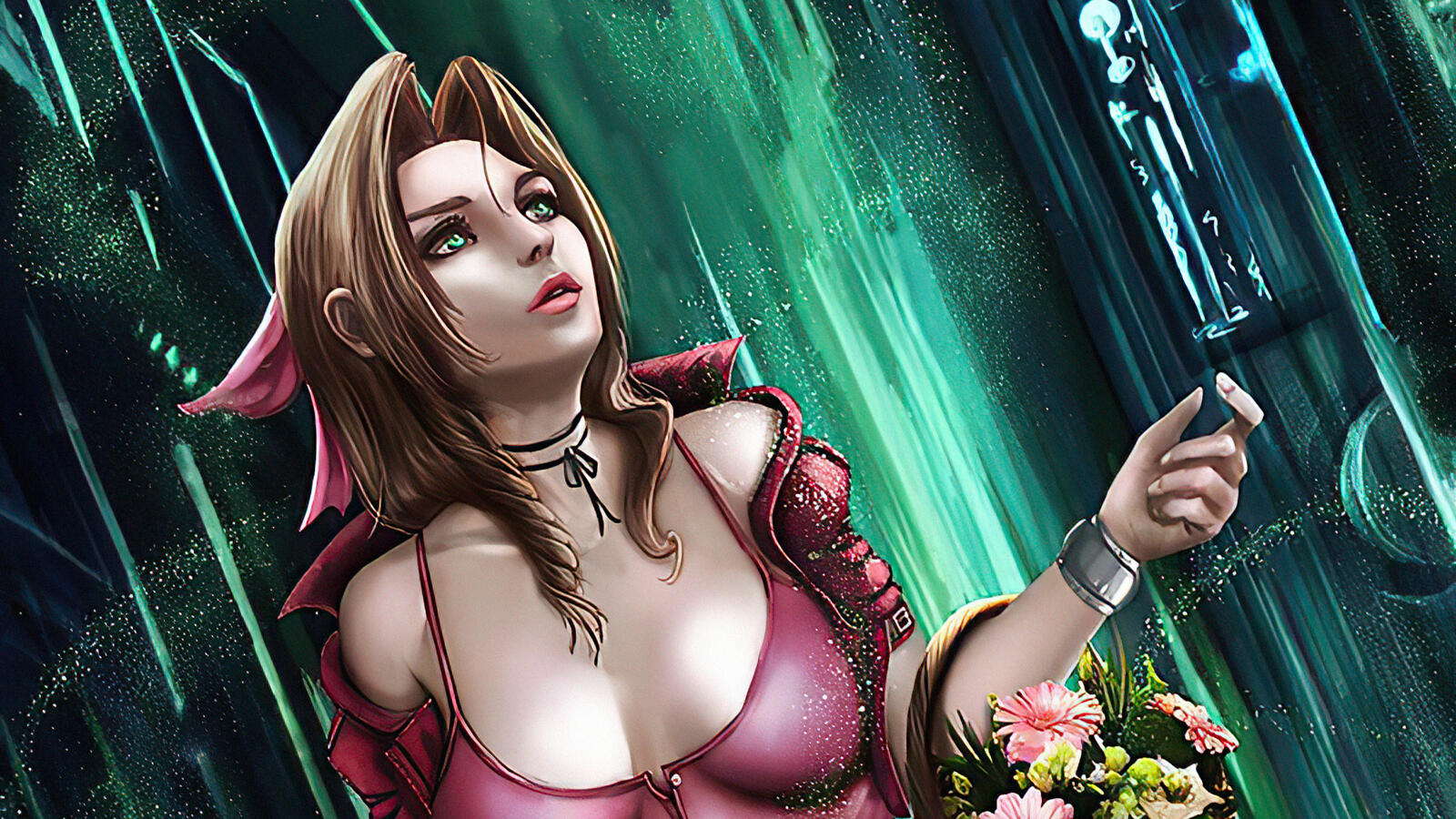 Wallpapers aerith gainsborough Final Fantasy games on the desktop