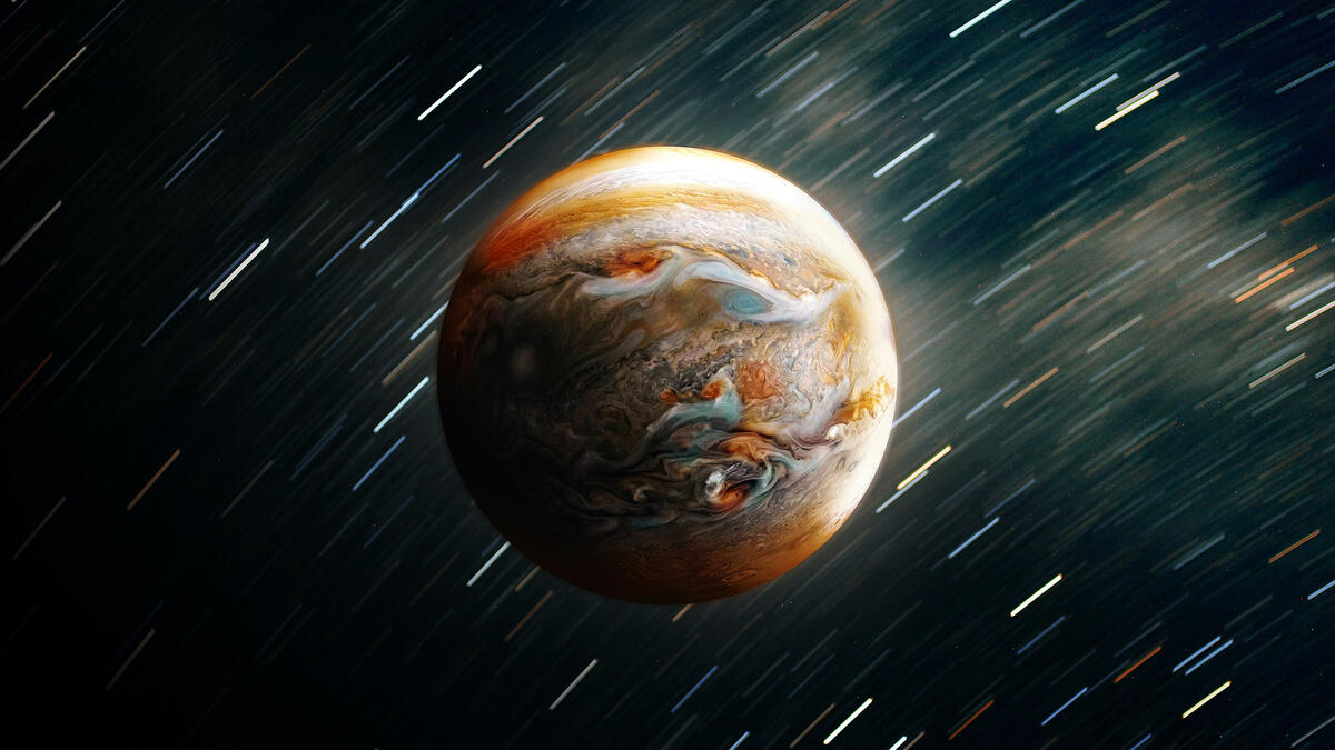 Юпитер крупным планом
