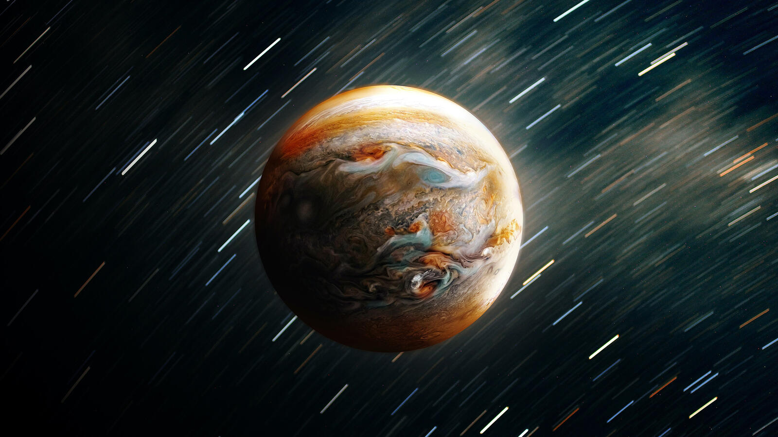 Бесплатное фото Юпитер крупным планом