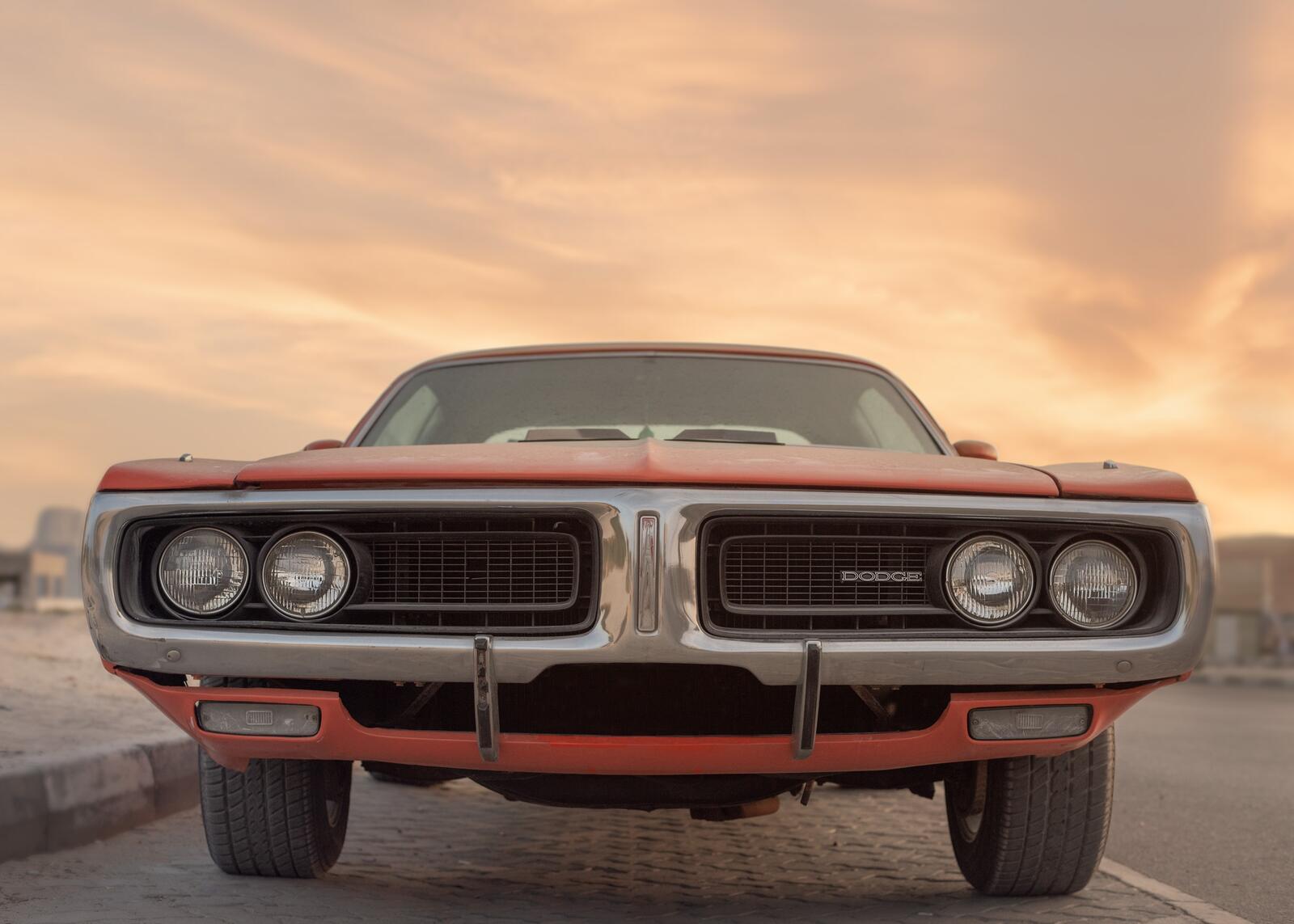 Wallpapers wallpaper dodge front view muscle cars on the desktop