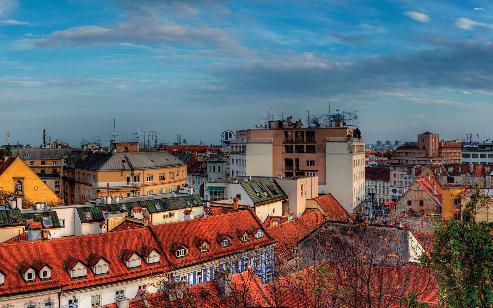 Бесплатное фото Городский крыши в Хорватии