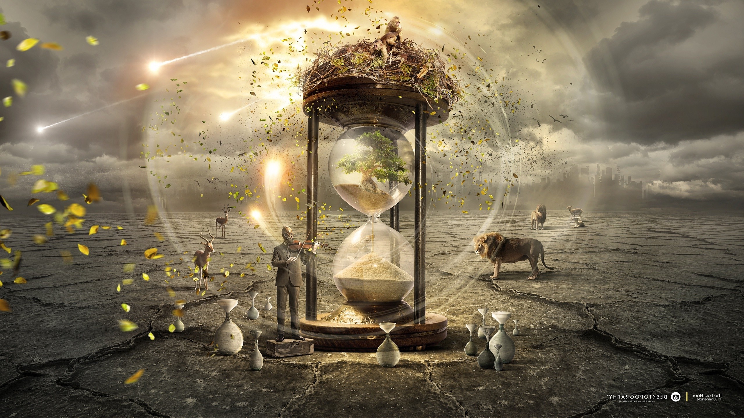 Free photo The Hourglass of Time