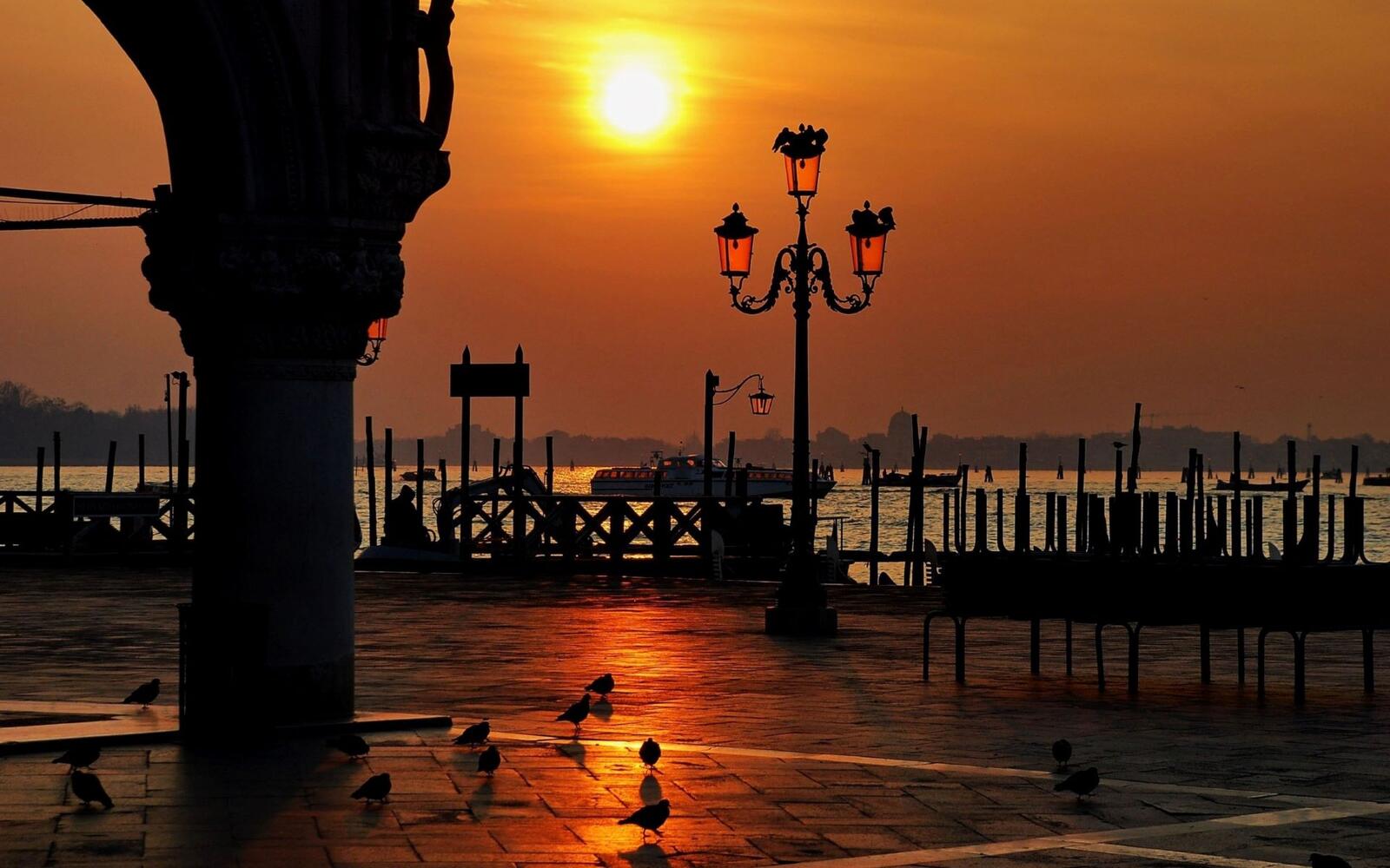 Free photo An evening in Venice