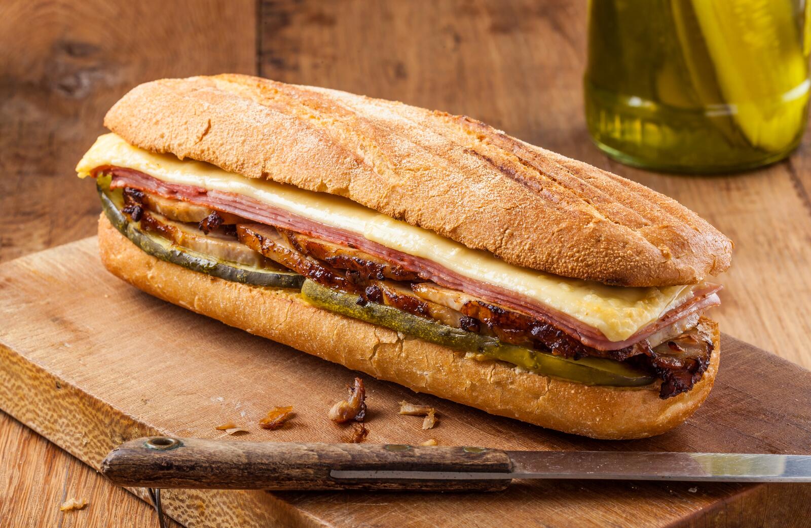 Бесплатное фото Вкусный сэндвич