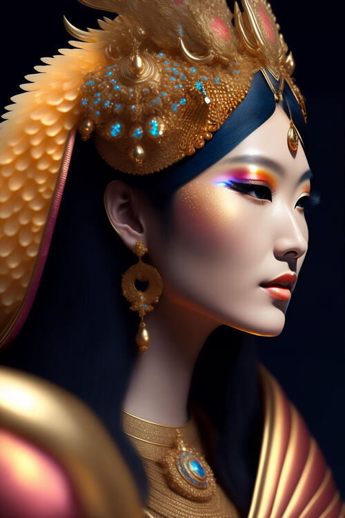 Makeup Asian girl
