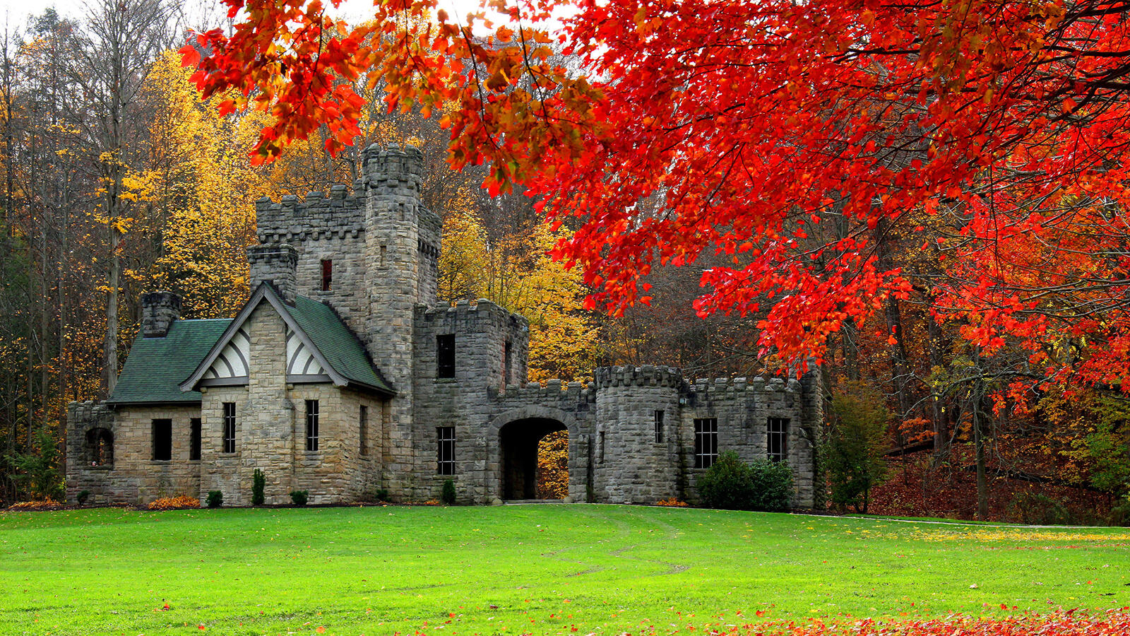 Бесплатное фото Замок в Кливленде