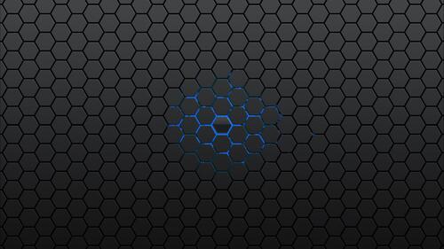 Black honeycomb renderings