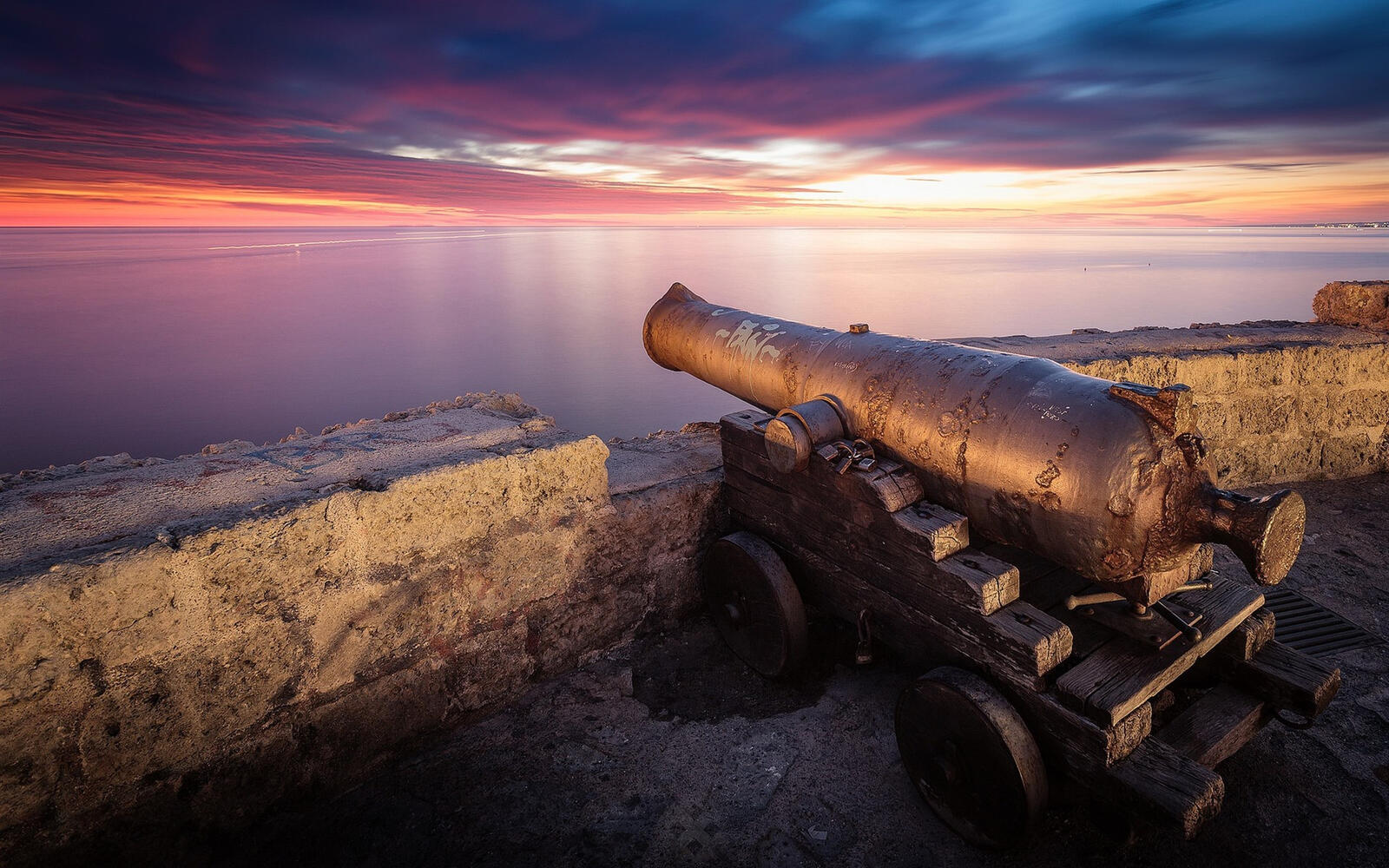 Wallpapers Italy cannon horizon on the desktop