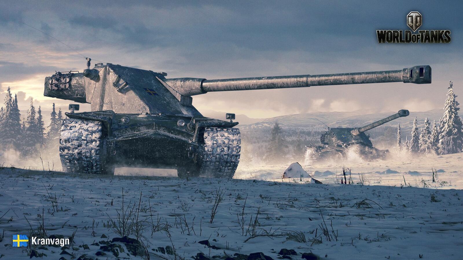 Бесплатное фото Kranvagn в World of Tanks