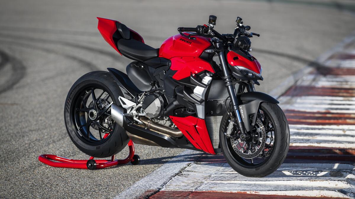 Picture of the ducati streetfighter v2.