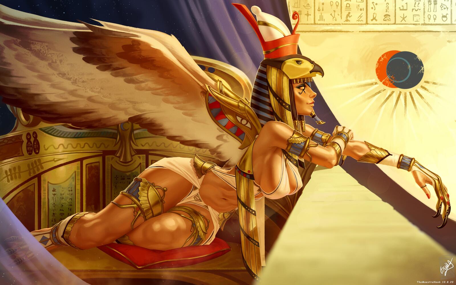 Free photo Egyptian goddess