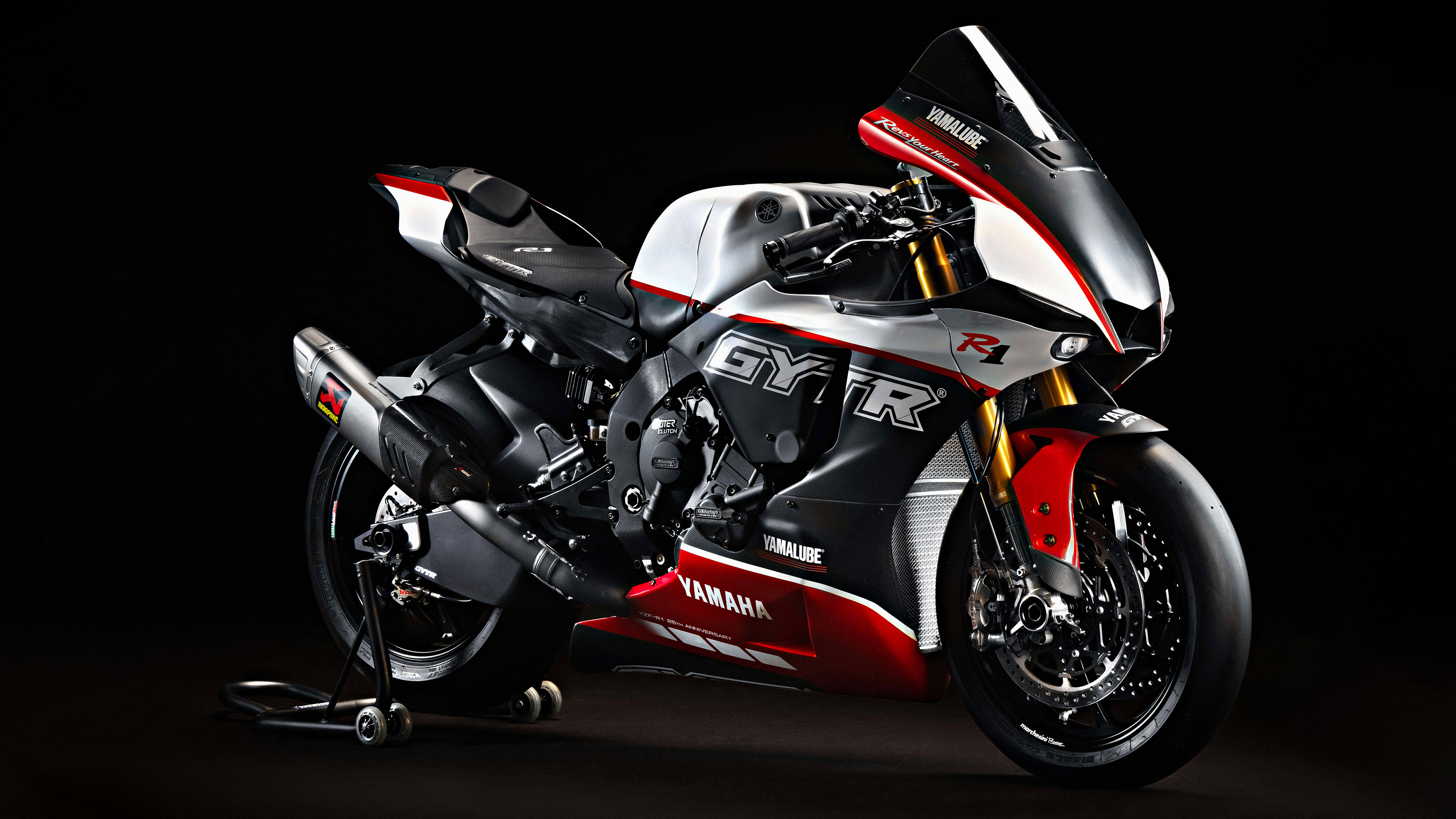 Yamaha motorcycle for the 25th anniversary