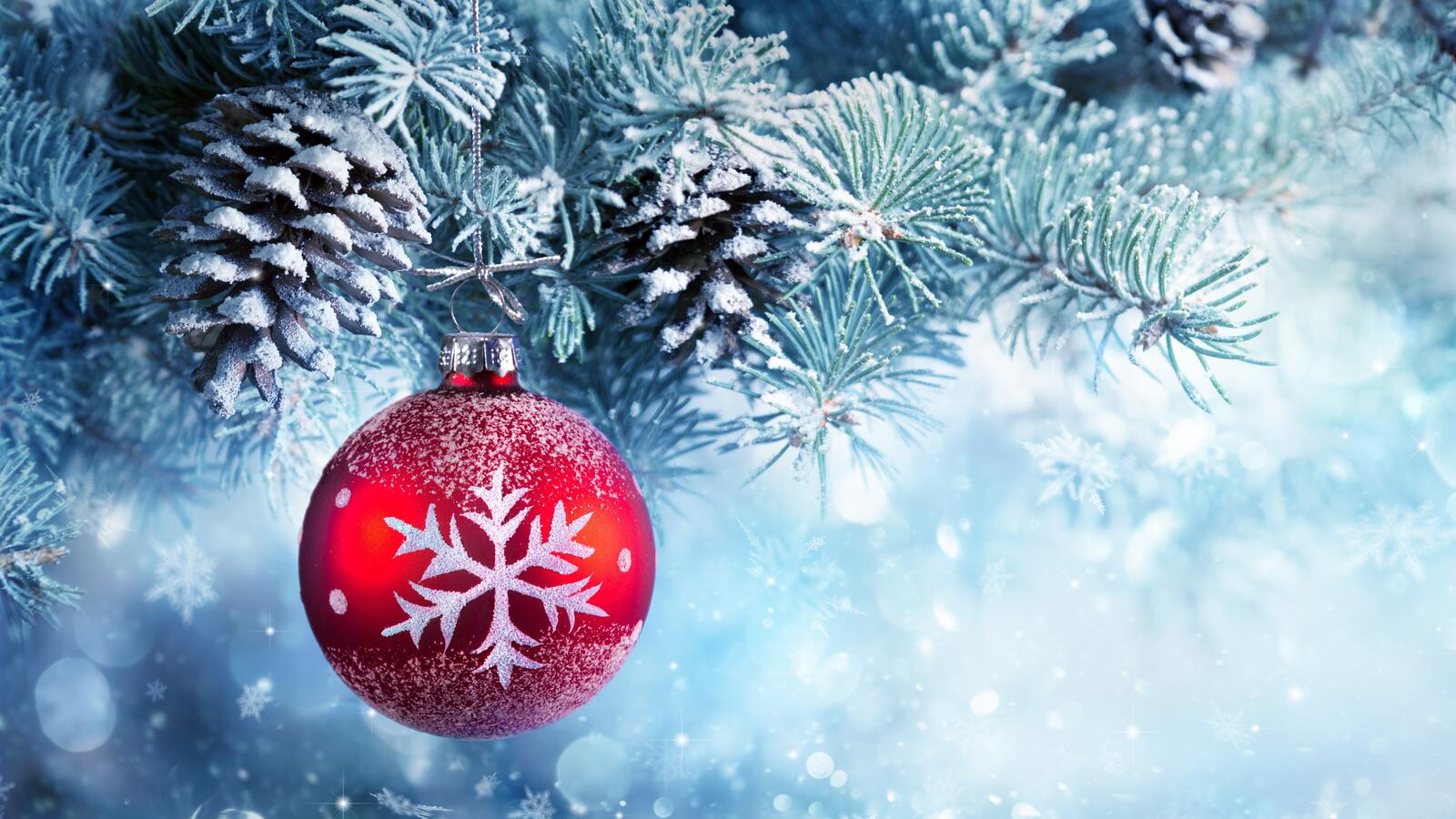 Бесплатное фото Рождественский новогодний шар